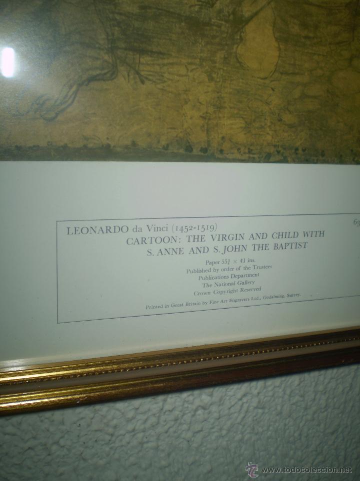 Arte: LAMINA LEONARDO DA VINCI (1452-1519) - Foto 3