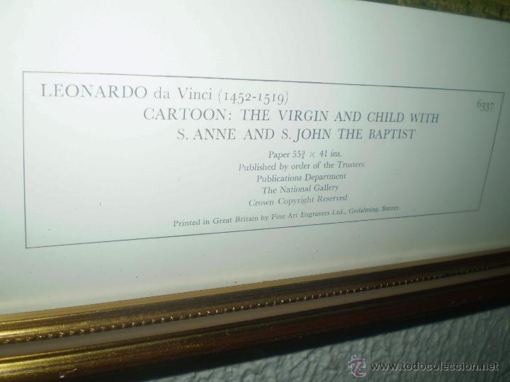 Arte: LAMINA LEONARDO DA VINCI (1452-1519) - Foto 4