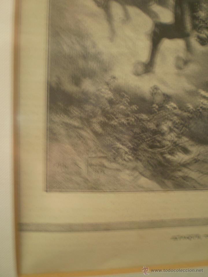 Arte: LAMINA MILITAR ATAQUE DE 1885 DE LIBRO - Foto 5