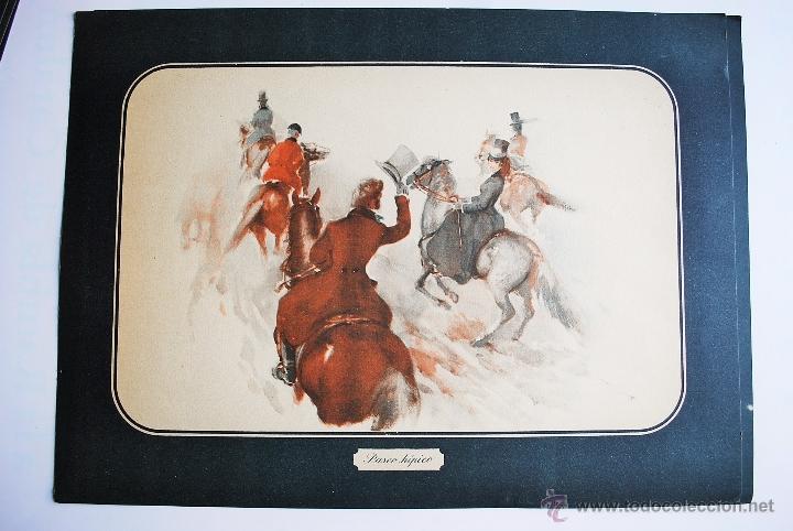 Arte: Paseo H&iacute;pico. H&iacute;pica. Caballos. - Foto 1