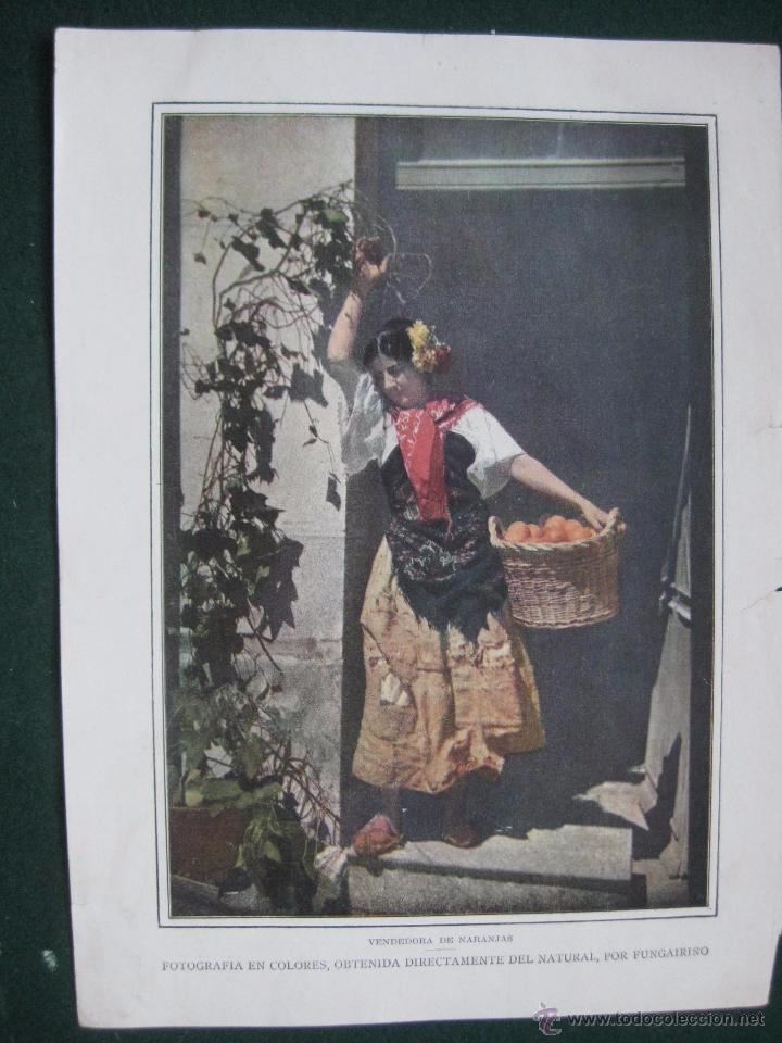 Art: BLANCO Y NEGRO- FOTOGRAFIA EN COLOR DE FUNGAIRI&Ntilde;O - VENDEDORA DE NARANJAS -ILUSTRACION REVISTA