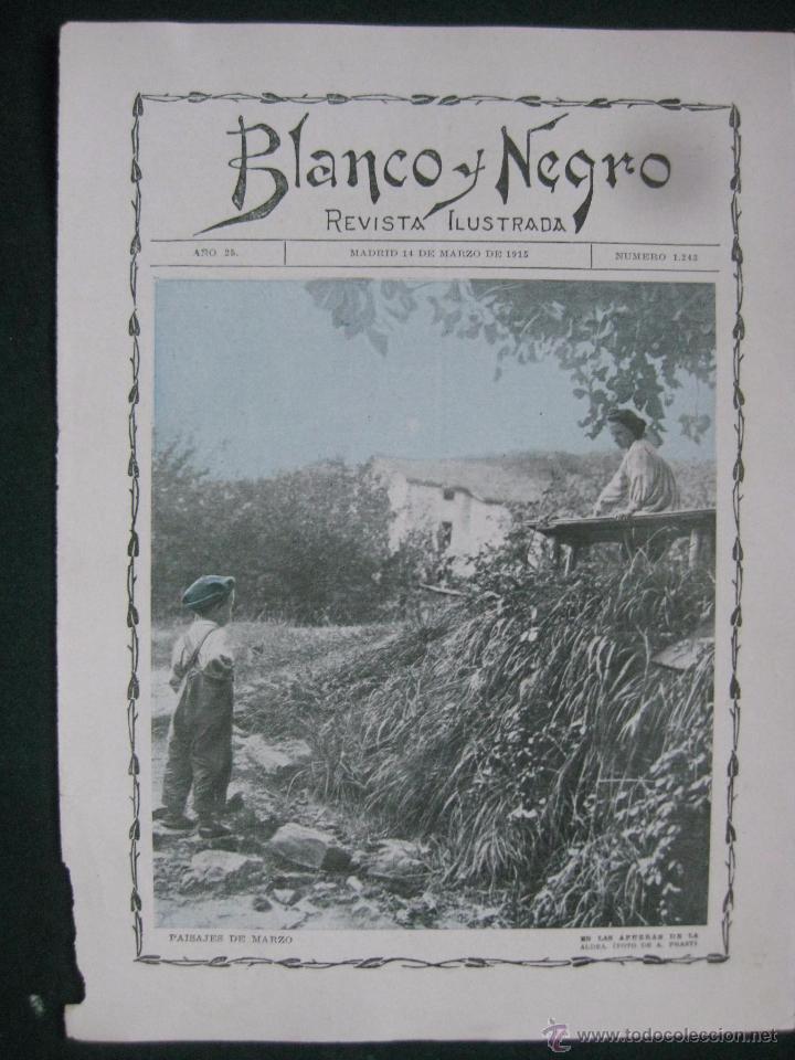 Art: BLANCO Y NEGRO- FOTOGRAFIA A.PRAST-PAISAJES DE MARZO -ILUSTRACION REVISTA