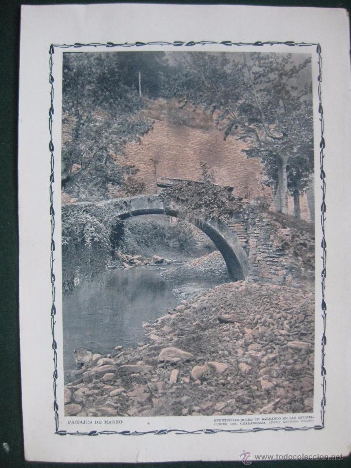 Art: BLANCO Y NEGRO- FOTOGRAFIA ANTONIO PRAST-PUENTE EN EL GUADARRAMA -ILUSTRACION REVISTA