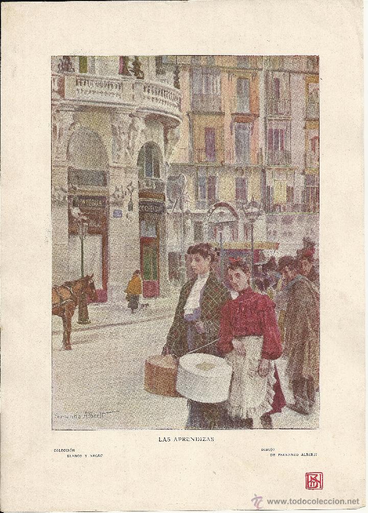 Art: BLANCO Y NEGRO - LAMINA DEL BLANCO Y NEGRO-DIBUJO FERNANDO ALBERTI - LAS APRENDIZAS