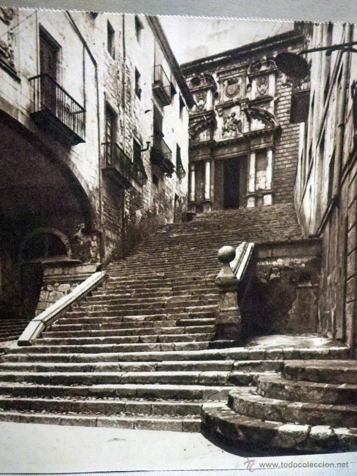Art: ANTIGUA LAMINA, GERONA, PALACIO VIZCONDADO, 29,5 x 20,5 cm. DE ALMANAQUE,1940s