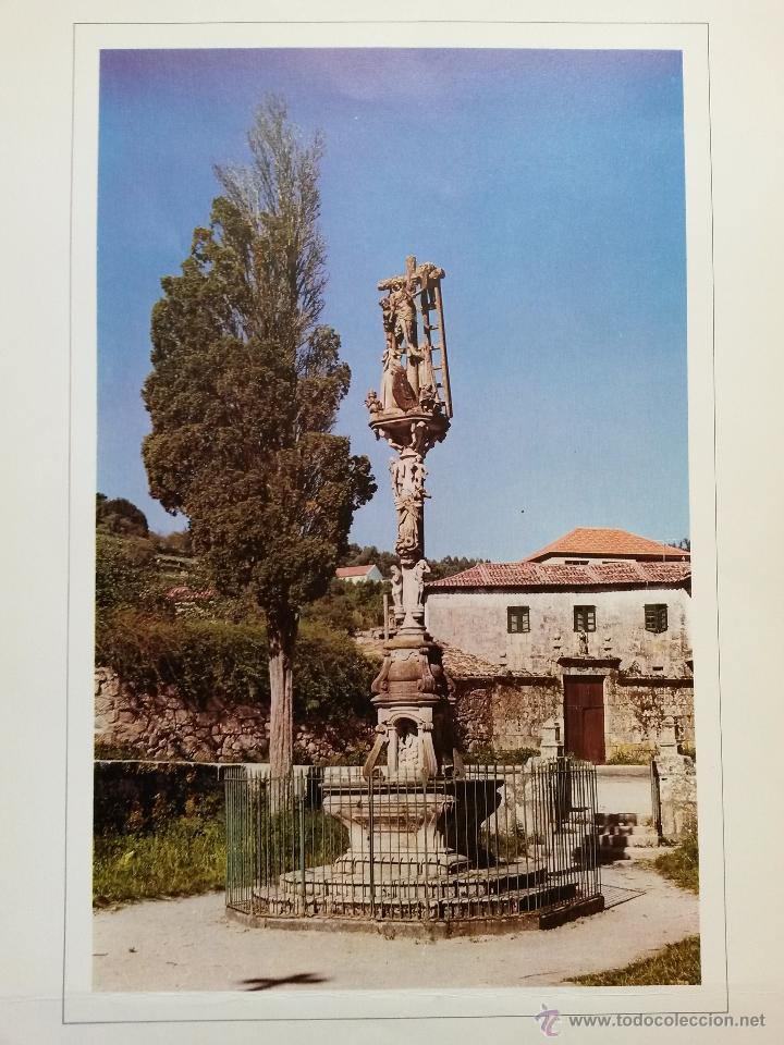 Kunst: Lamina de 43 x 34 cms. cruceiro de hio,cangas,pontevedra,siglo XIX