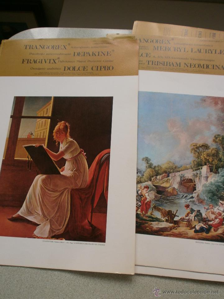 Arte: COLECCION DE LAMINAS DE LABORATORIOS HAROFARMA DE 1960 - Foto 1
