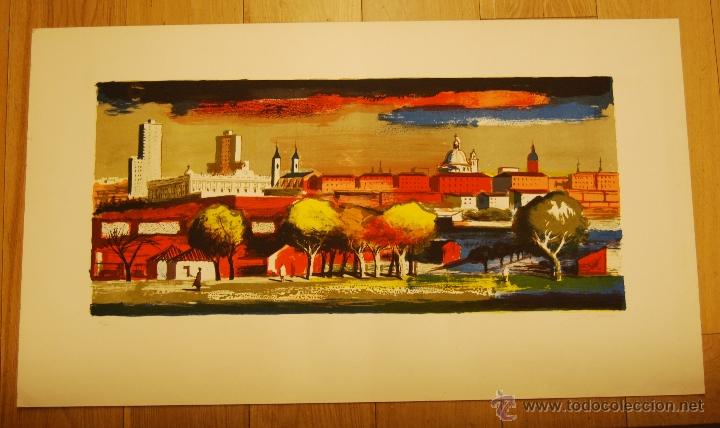 Arte: litografia pintor federic lloveras