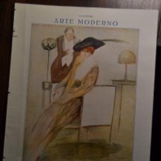 Arte: ARTE MODERNO FLIRT DIBUJO DE RICARDO MARIN LA ESFERA 1916. Lote 55012191