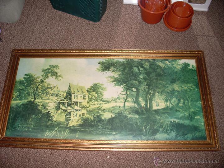 Arte: CUADRO  LAMINA ANTIGUA - Foto 2