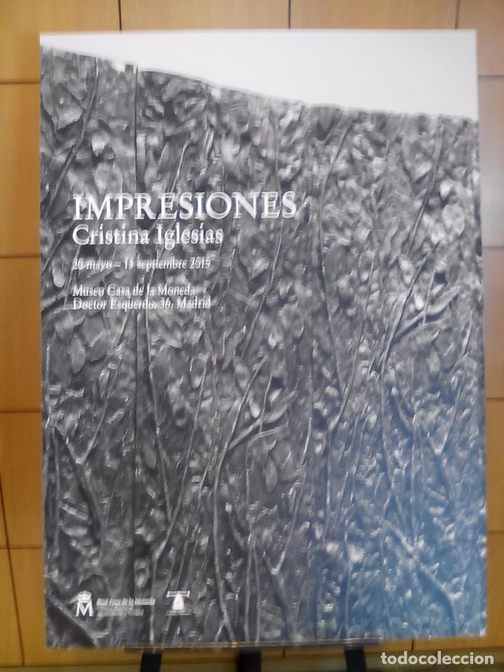 Kunst: Cristina Iglesias (San Sebastián 1956) cartel 48x68cms exposión FNMT 2015. En perfecto estado!