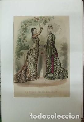 Kunst: LITOGRAFIA. L&Aacute;MINA LA MODA ELEGANTE ILUSTRADA. CON PASPARTU N&ordm; 1580   G-MODA-001