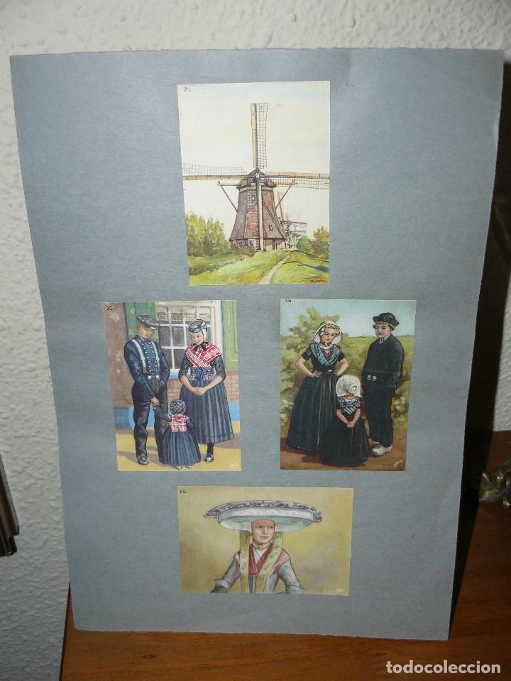 Art: cuatro antiguos cromos holandeses
