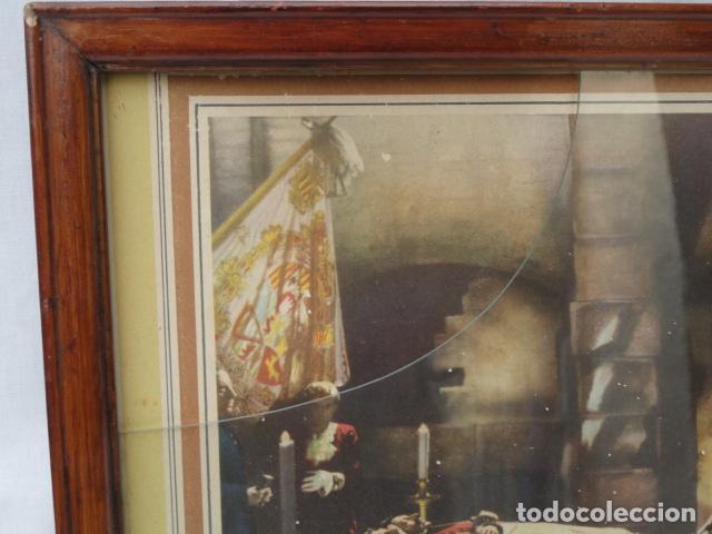 Arte: L&Aacute;MINA ANTIGUA CON BONITO MARCO. - Foto 2
