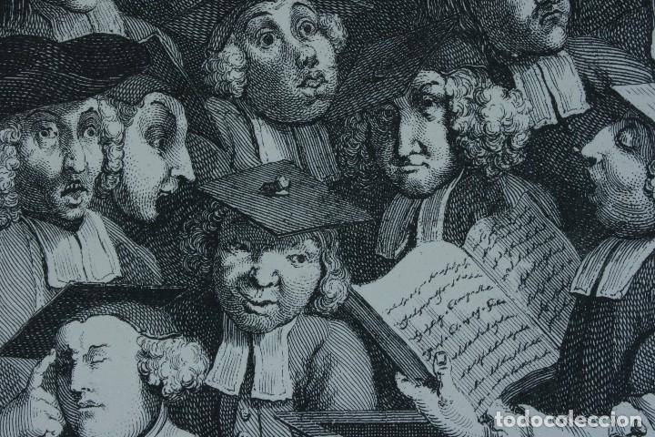 Arte: L&aacute;mina La lectura. W. Hogarth. S.XX - Foto 2