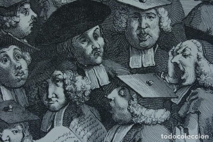Arte: L&aacute;mina La lectura. W. Hogarth. S.XX - Foto 3