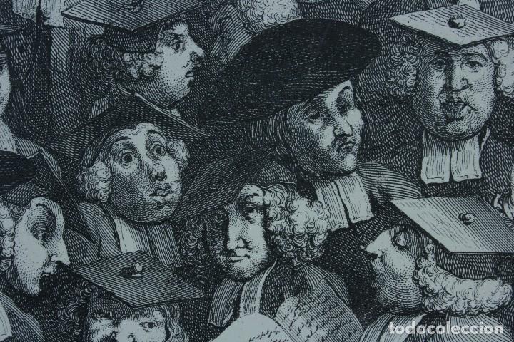 Arte: L&aacute;mina La lectura. W. Hogarth. S.XX - Foto 5