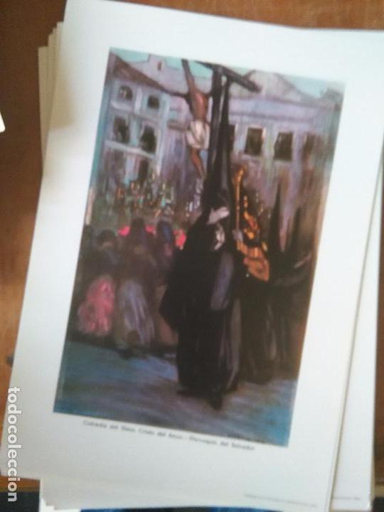 Art: LOS NAZARENOS DE SEVILLA LAMINA semana santa 33X23 cmts NAZARENO DE LA COFRADIA -