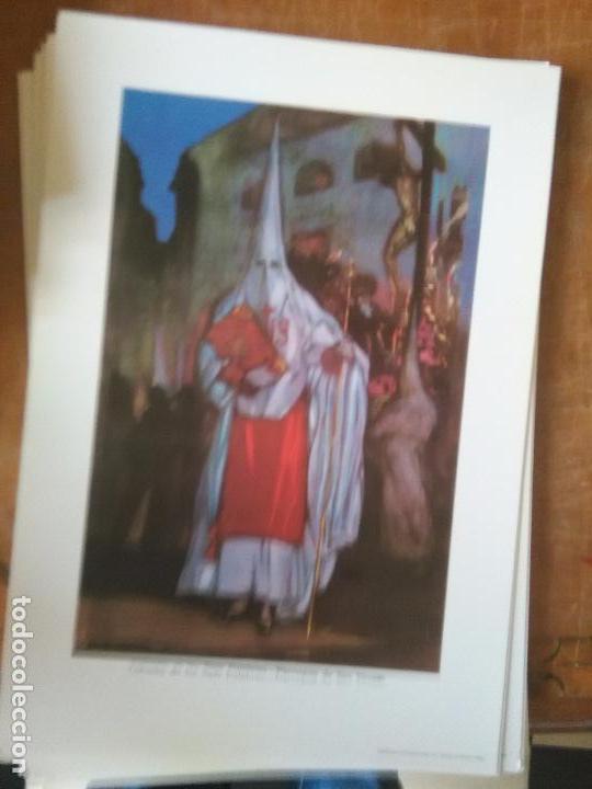 Art: LOS NAZARENOS DE SEVILLA LAMINA semana santa 33X23 cmts NAZARENO DE LA COFRADIA -