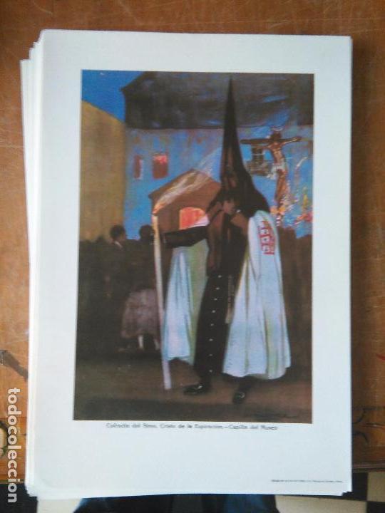Art: LOS NAZARENOS DE SEVILLA LAMINA semana santa 33X23 cmts NAZARENO DE LA COFRADIA -