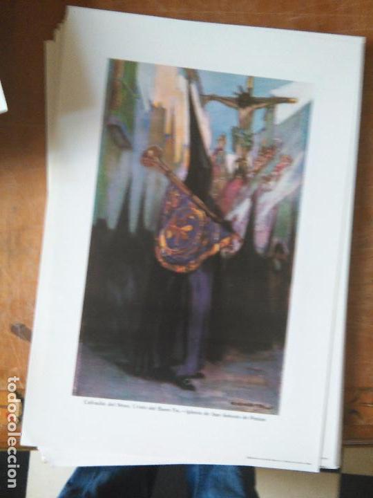 Art: LOS NAZARENOS DE SEVILLA LAMINA semana santa 33X23 cmts NAZARENO DE LA COFRADIA -