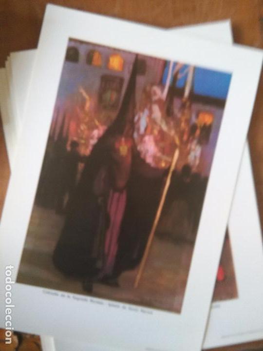 Art: LOS NAZARENOS DE SEVILLA LAMINA semana santa 33X23 cmts NAZARENO DE LA COFRADIA -