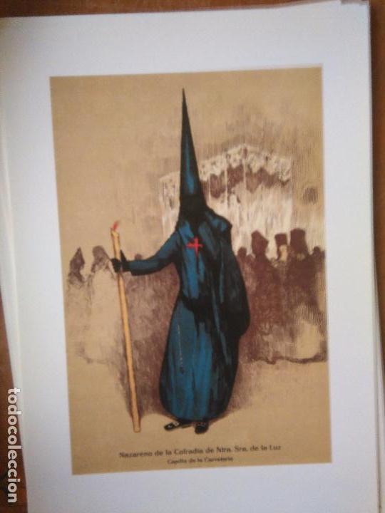 Art: LOS NAZARENOS DE SEVILLA LAMINA semana santa 33X23 cmts NAZARENO DE LA COFRADIA -