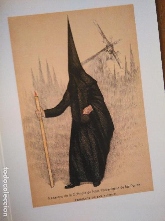 Art: LOS NAZARENOS DE SEVILLA LAMINA semana santa 33X23 cmts NAZARENO DE LA COFRADIA -