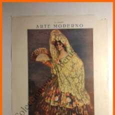 Arte: LA MAJA DEL ABANICO, JUAN CARDONA - ARTE MODERNO - LA ESFERA (1917)