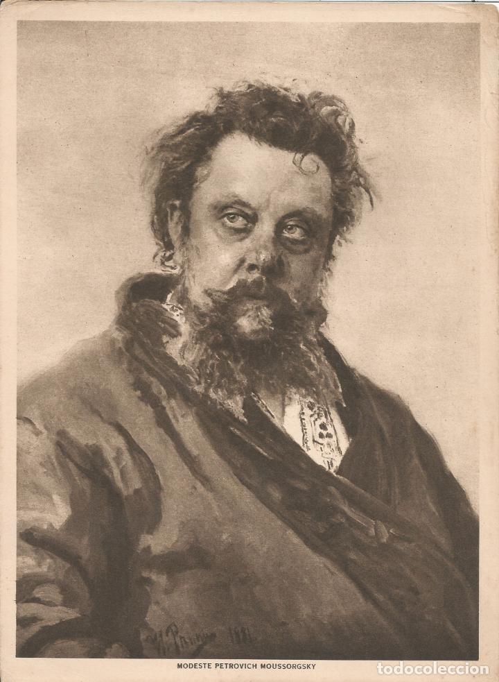 Art: RETRATO DE MODESTE PETROVICH MOUSSORGSKY - RUSSIAN MUSIC