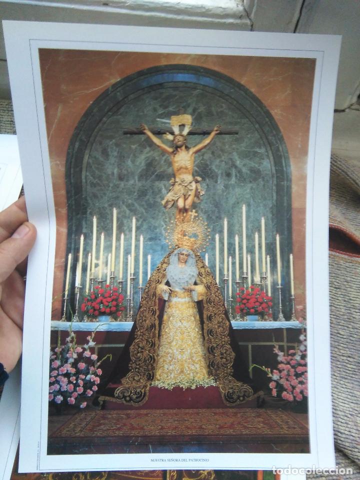 Arte: 32 x 23 cm gran lamina fotografia semana santa sevilla virgen del patrocinio