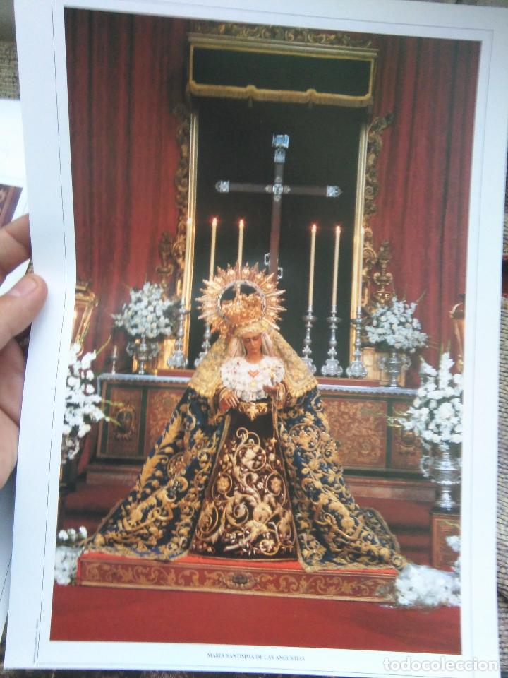 Arte: 32 x 23 cm gran lamina fotografia semana santa sevilla virgen de las angustias