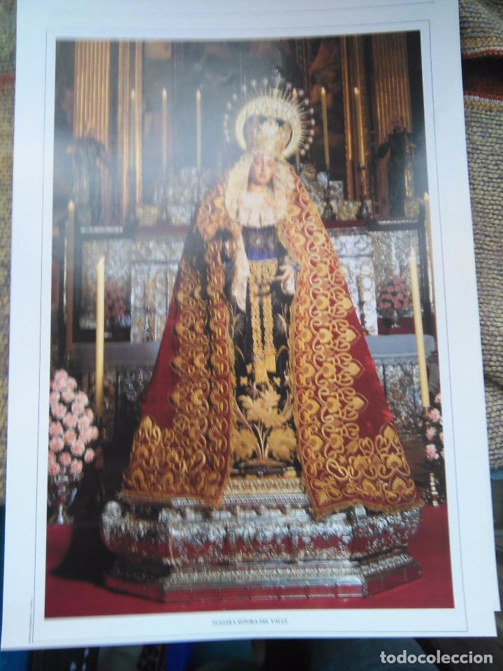 Arte: 32 x 23 cm gran lamina fotografia semana santa sevilla virgen del valle