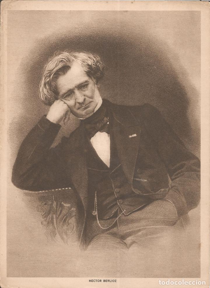 Art: RETRATO DE HECTOR BERLIOZ - DIRECTOR DE ORQUESTA