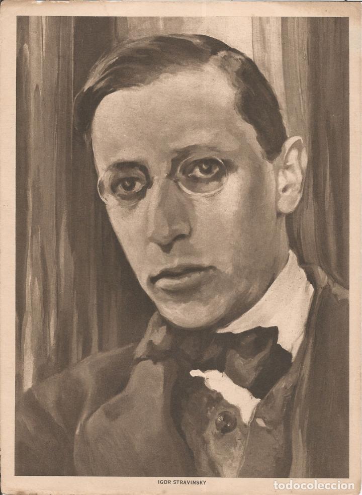 Arte: RETRATO DE IGOR STRAVINSKY - RUSSIAN MUSIC - Foto 1