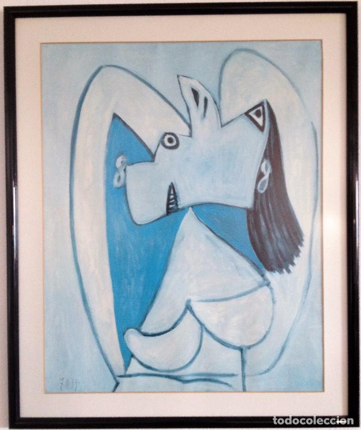 Arte: L&aacute;mina y marco de obra de Picasso - Foto 1