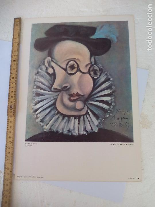 Kunst: Retrato de Jaime Sabartes LAMINA VIII. MUSEO PICASSO. BARCELONA. S.P.A.D.E.M. PARIS 1972