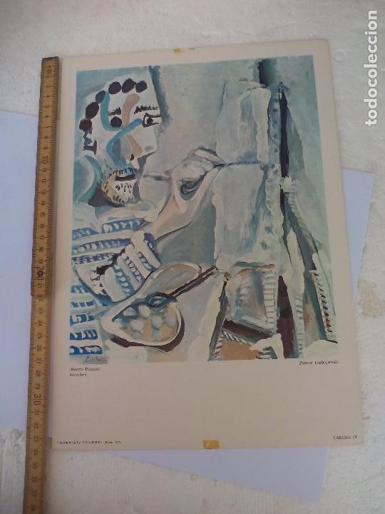 Kunst: Pintor Trabajando LAMINA IX. MUSEO PICASSO. BARCELONA. S.P.A.D.E.M. PARIS 1972