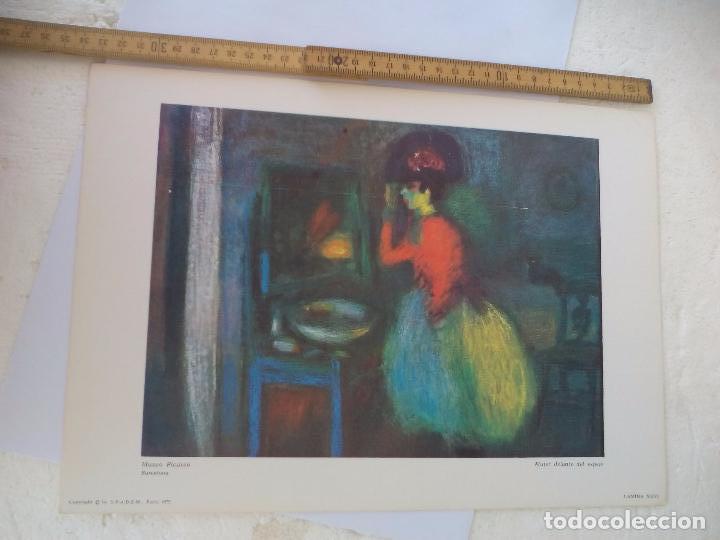 Kunst: Mujer delante del espejo. LAMINA XXVI. MUSEO PICASSO. BARCELONA. S.P.A.D.E.M. PARIS 1972