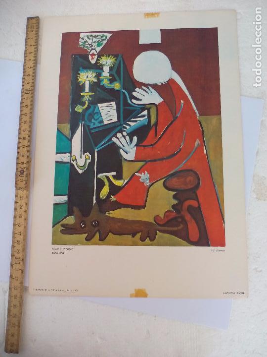 Arte: El piano.  LAMINA XVIII. MUSEO PICASSO. BARCELONA. S.P.A.D.E.M. PARIS 1972