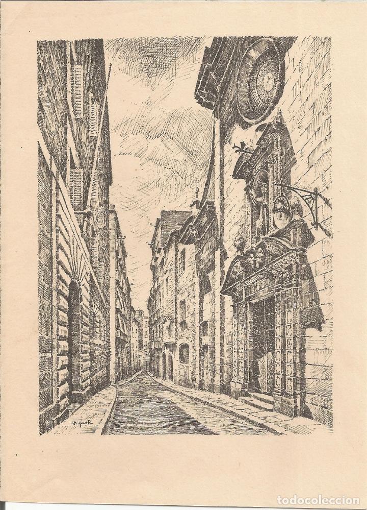 Arte: LAMINA GRAVAT DE DESIDERI FUST&Eacute; - (11X15,5)