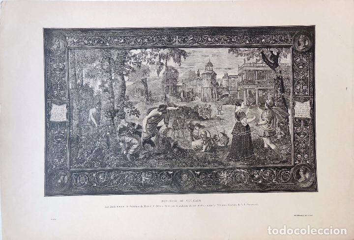 Arte: HISTOIRE DE VULCAIN. Les Dieux t&eacute;moins de l'adult&egrave;re de Mars et de V&eacute;nus.