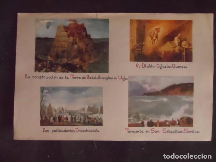 Art: alenza el diablo cohuelo - sorolla tormenta san sebastian - torre babel brueghel el viejo laminas