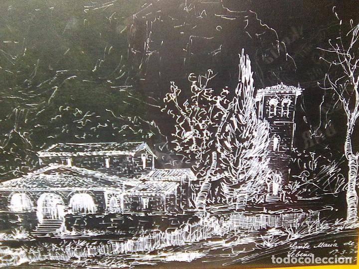 Arte: Santa mar&iacute;a De Lebe&ntilde;a - enmarcada - - Foto 1