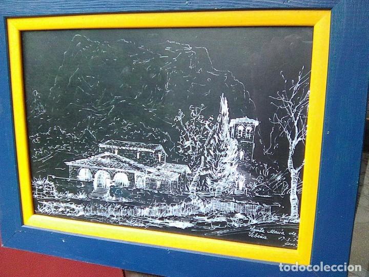Arte: Santa mar&iacute;a De Lebe&ntilde;a - enmarcada - - Foto 2