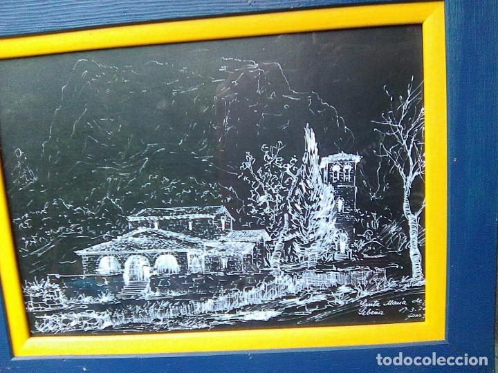 Arte: Santa mar&iacute;a De Lebe&ntilde;a - enmarcada - - Foto 3