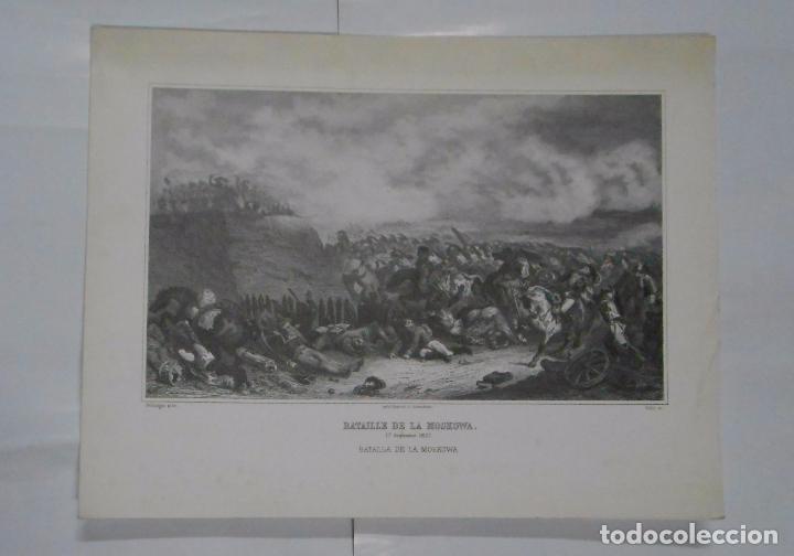 Arte: LAMINA BATALLA DE LA MOSKOWA. BATAILLE DE LA MOSKOWA. PUBLICIDAD DARITRAN. TDKPR2