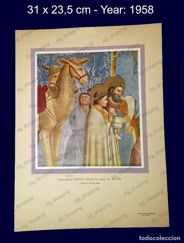 Art: GIOTTO - COLECCION LAS MARAVILLAS ARTISTICAS DEL MUNDO - 1958