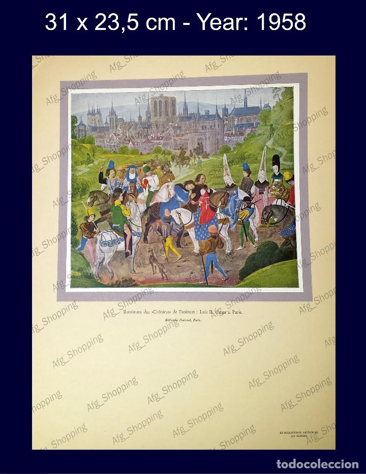 Art: CRONICAS&uml; DE FROISSART - COLECCION LAS MARAVILLAS ARTISTICAS DEL MUNDO - 1958