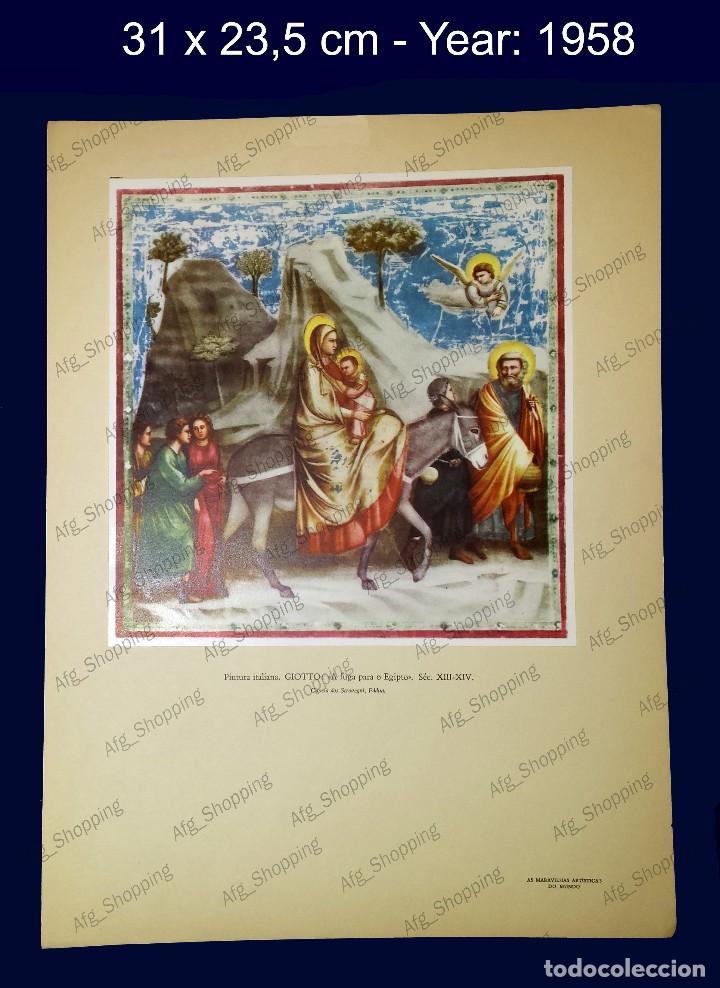 Art: GIOTTO - COLECCION LAS MARAVILLAS ARTISTICAS DEL MUNDO - 1958